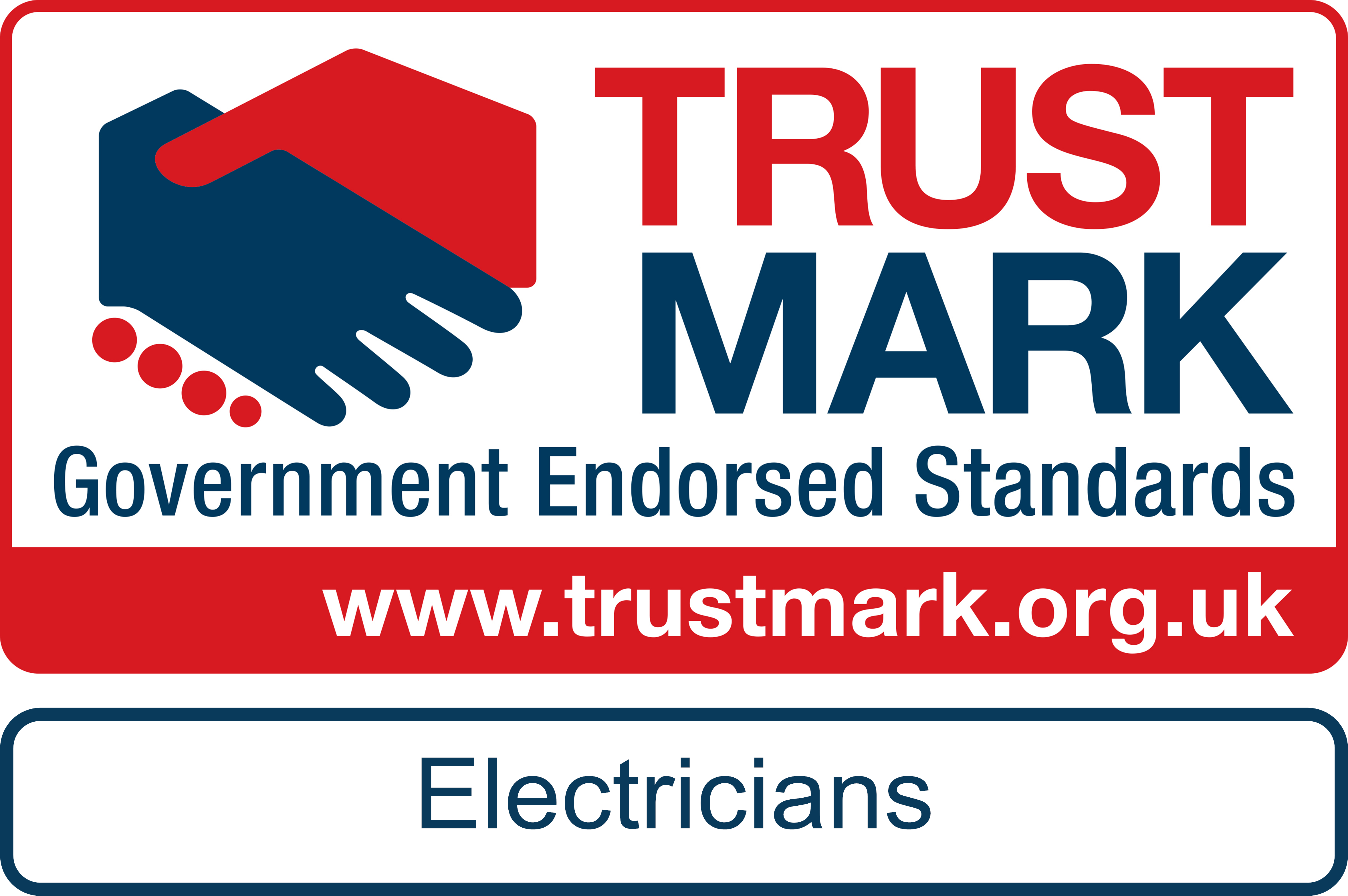 Trust Mark Electrician MemberBadge
